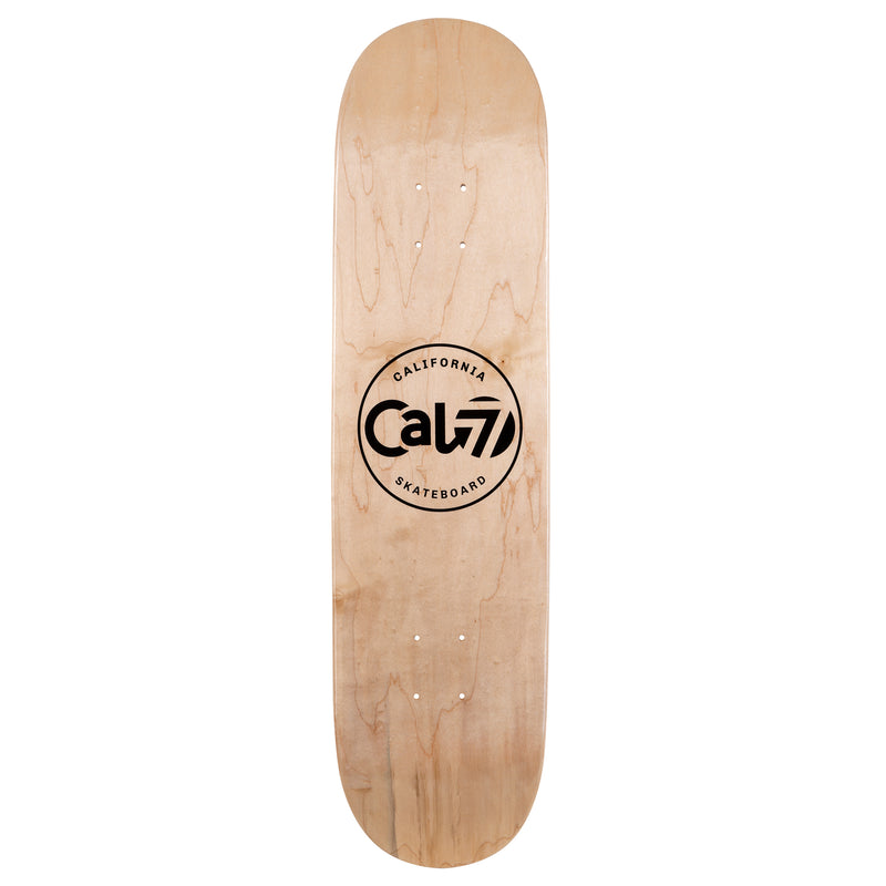 Cal 7 Acid Skateboard Deck Canadian Maple 7 Ply 8.25 Inch Popsicle Trick