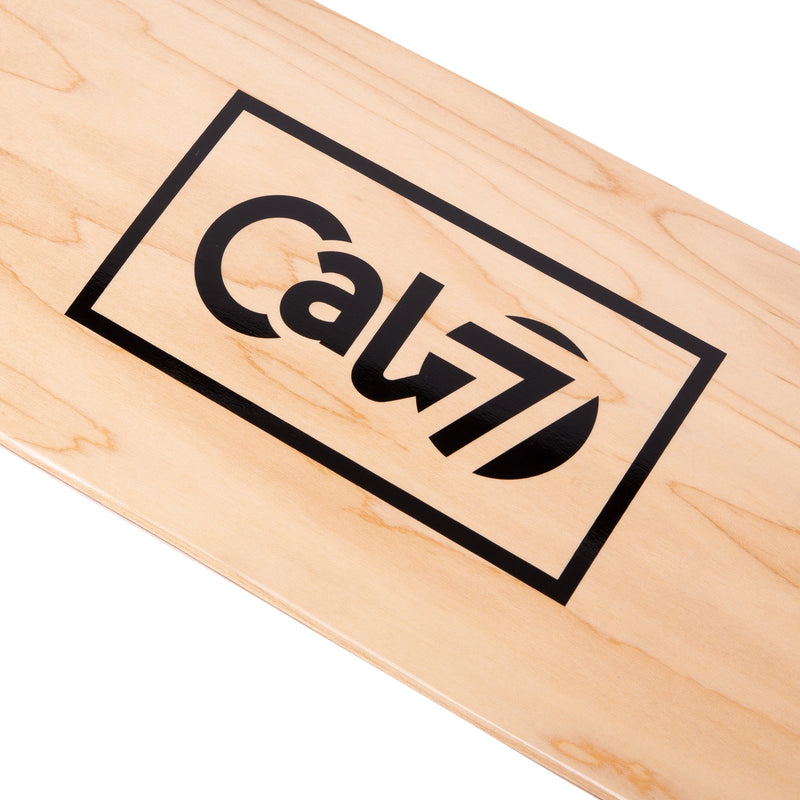 Cal 7 Carbon Skateboard Deck Canadian Maple 7 Ply 8.25 Inch Popsicle Trick