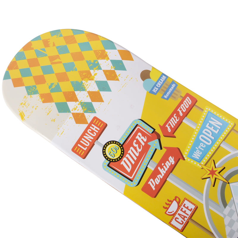 Cal 7 Gangbuster Skateboard Deck Canadian Maple 7 Ply 8.5 Inch Popsicle Trick