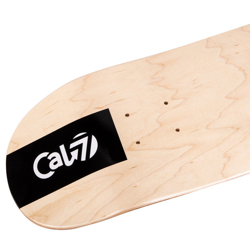 Cal 7 Obsidian Skateboard Deck Canadian Maple 7 Ply 8 Inch Popsicle Trick