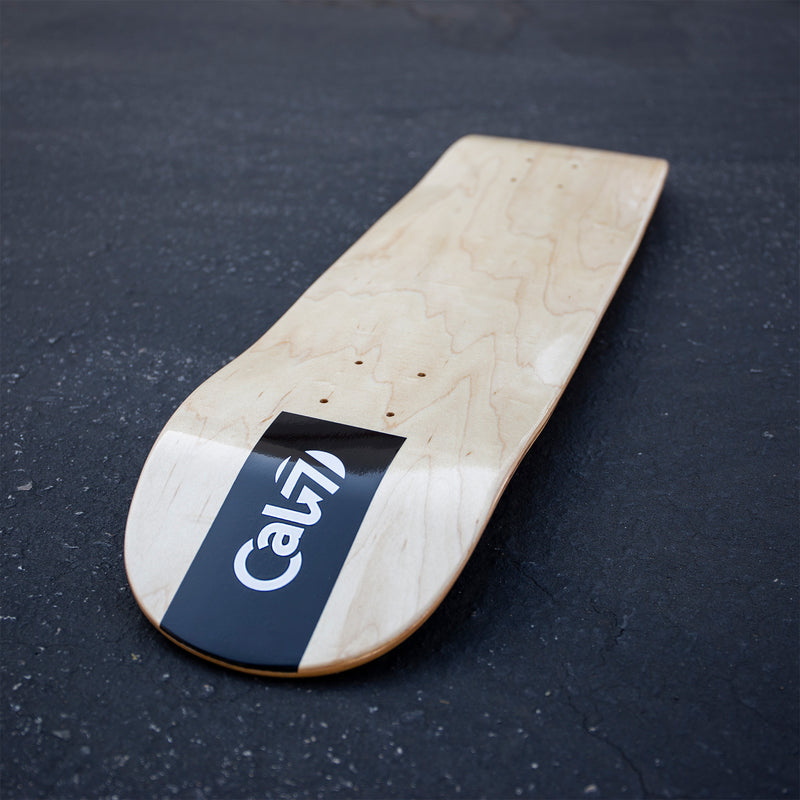 Cal 7 Obsidian Skateboard Deck Maple 7 Ply 7.75 Inch Popsicle Trick