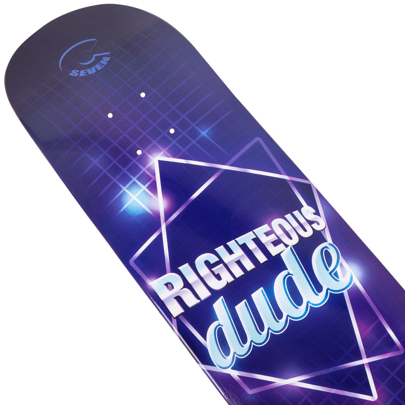 Cal 7 Righteous Skateboard Deck Canadian Maple 7 Ply 8.5 Inch Popsicle Trick
