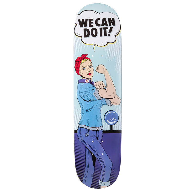 Cal 7 Rosie Skateboard Deck Canadian Maple 7 Ply 8 Inch Popsicle Trick