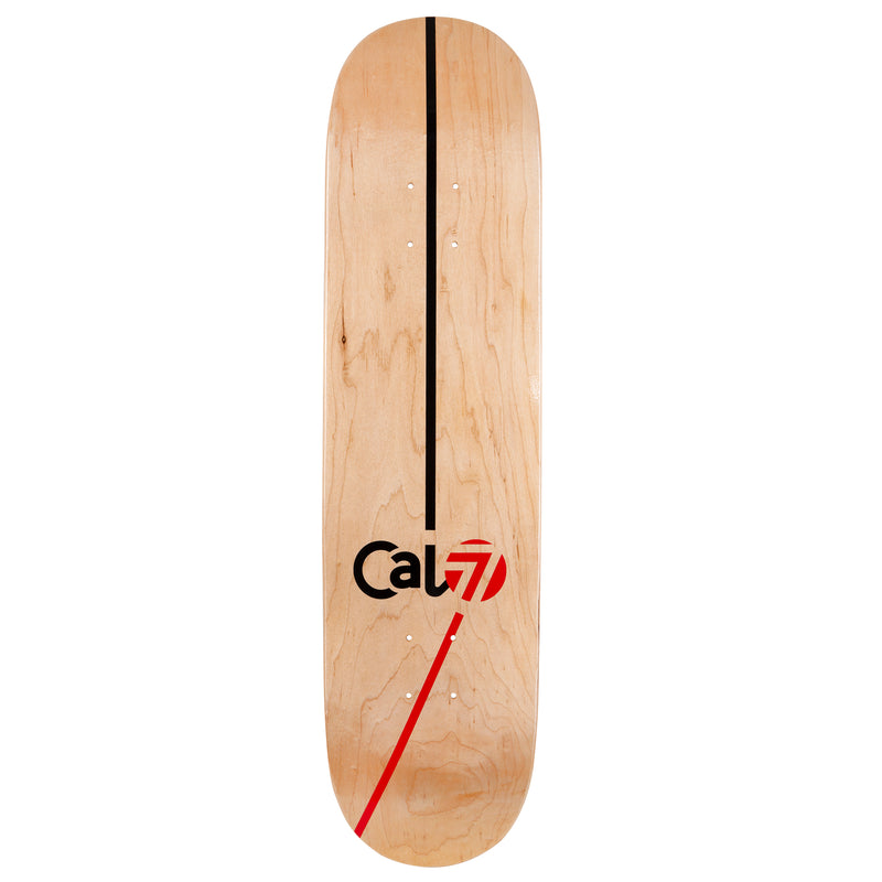 Cal 7 Tectonic Skateboard Deck Canadian Maple 7 Ply 8.25 Inch Popsicle Trick