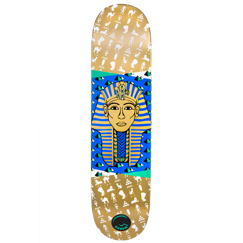 Cal 7 Pharaoh Skateboard Deck Canadian Maple 7 Ply 8.25 Inch Popsicle Trick