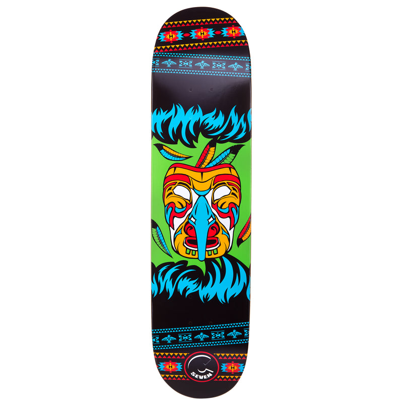 Cal 7 Heritage Skateboard Deck Canadian Maple 7 Ply 8.25 Inch Popsicle Trick