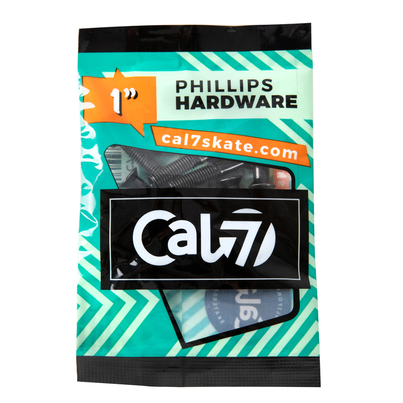 Cal 7 Skateboard 1" Bolts Phillips Hardware