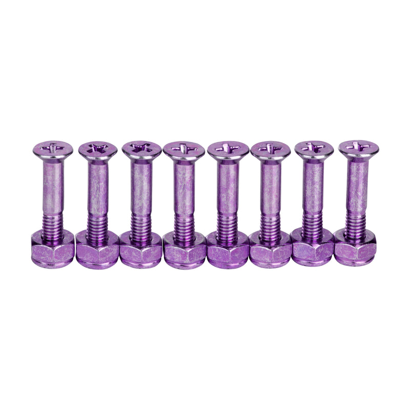 Cal 7 Skateboard 1.25" Bolts Phillips Color Hardware