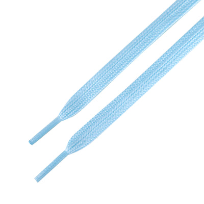 c7skates sky blue roller skate laces 80-inch ¾ inch TETORON™ Polyester flat lay 