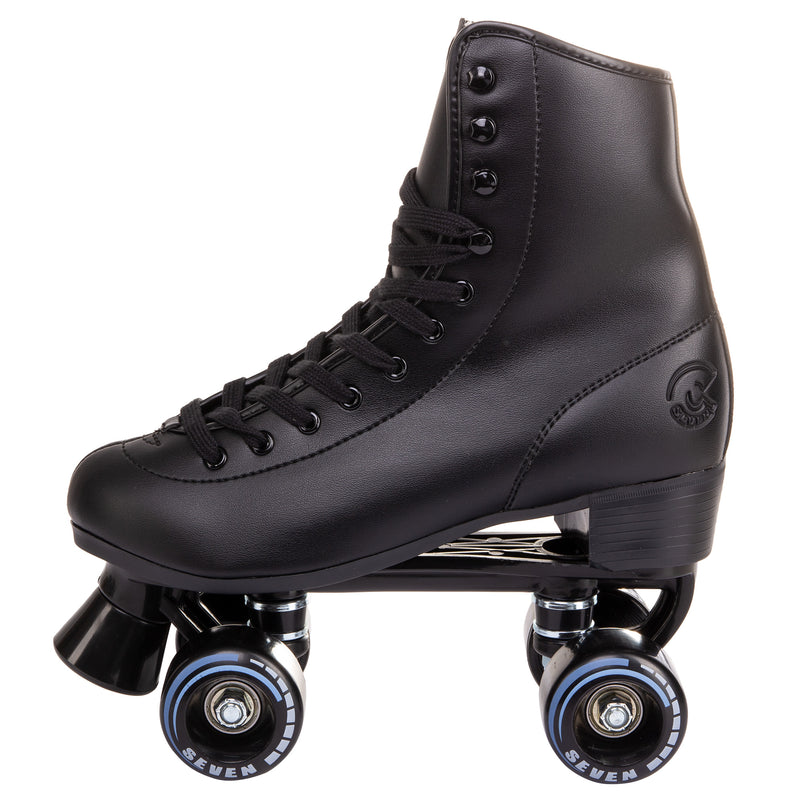 c7skates vixen quad skates with retro design and a removable toe stop