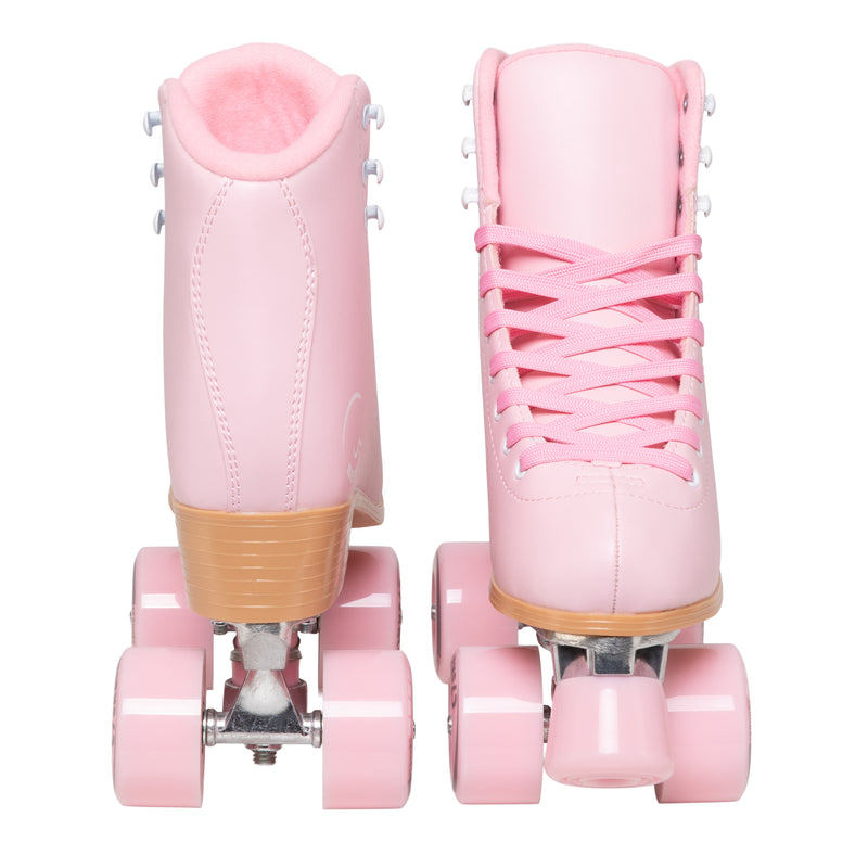C7skates C7 Cherry Blossom soft pink quad roller skates for women girls men with outdoor 58mm wheels 