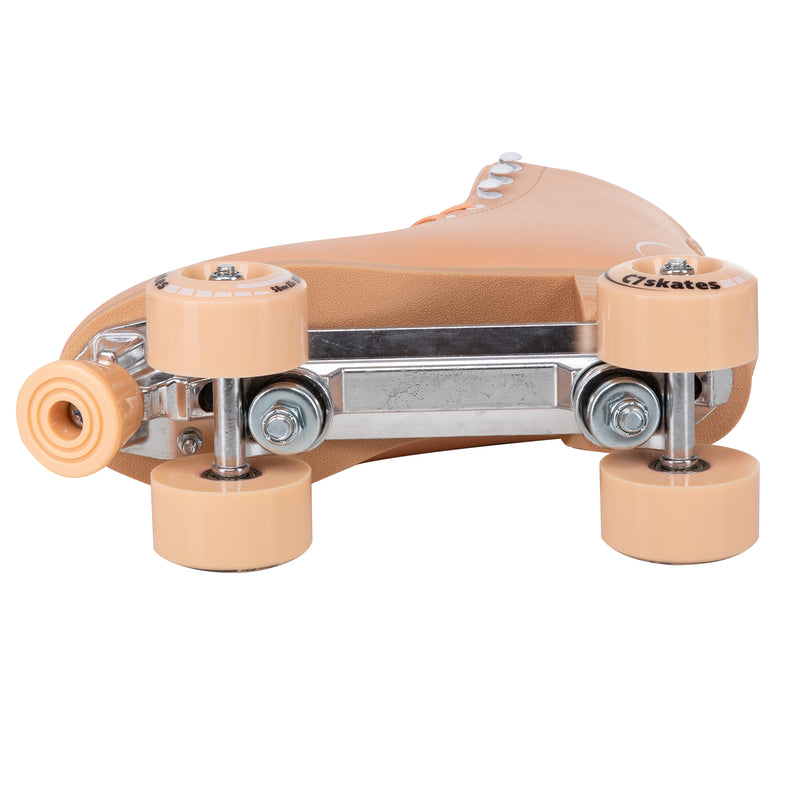 peach quad roller skates for women