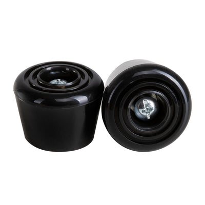 Black C7skates roller skate stoppers made from durable polyurethane PU82A dimensions are 47 by 35 mm