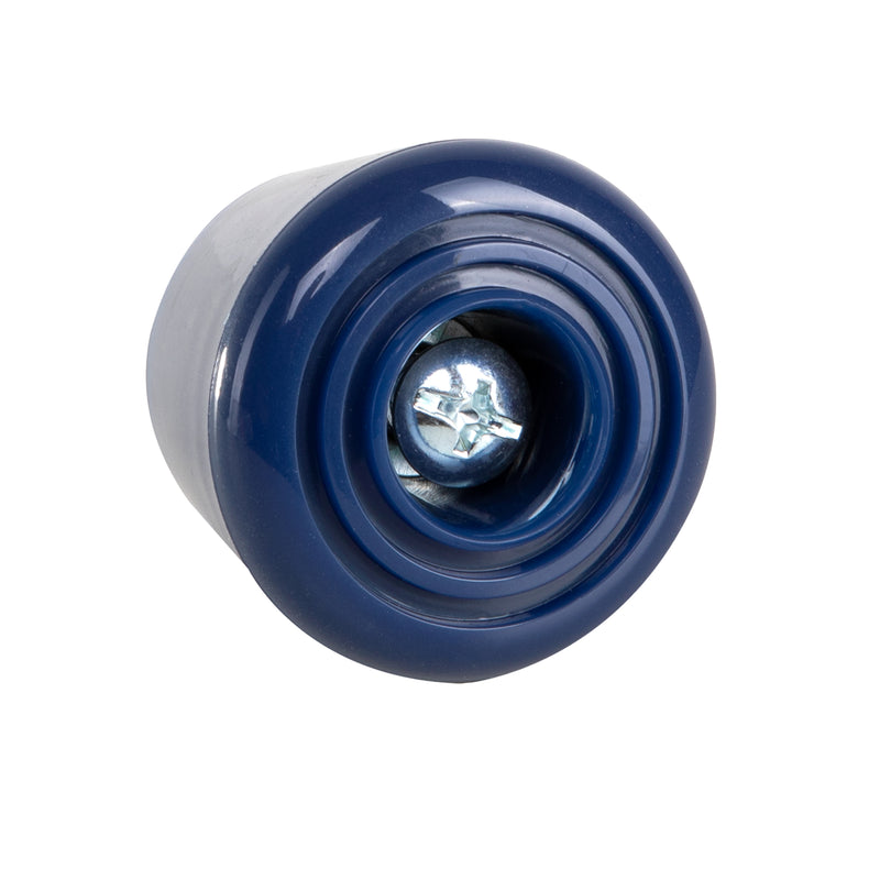 Blossom dark blue C7skates roller skate stoppers made from durable polyurethane PU82A dimensions are 47 by 35 mm 