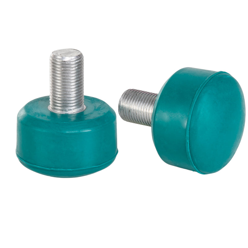 Dark Green Adjustable C7 roller skate stoppers as seen on Enchanted Forest: 47x35 mm size and made from rubber. 