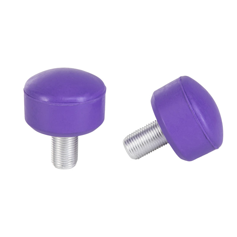 Violet Purple Adjustable C7 roller skate stoppers as seen on select C7skates: 47x35 mm size and made from rubber. 