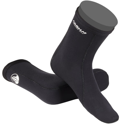 Akona High Cut 2mm Stretch Neoprene Fin, Dive, Apnea Socks