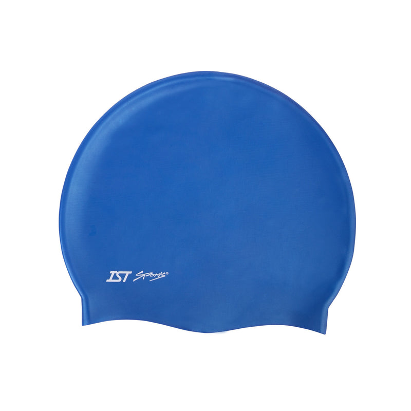 IST Solid Color Silicone Swimming and Watersports Cap for Adults