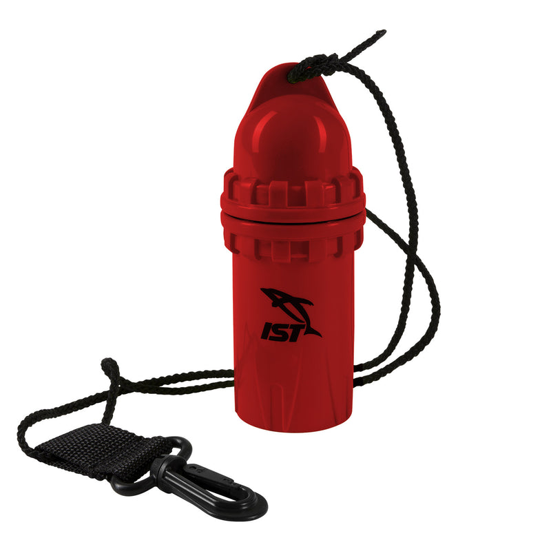 IST High Impact Dry Canister with Hang Cord and Clip, Small