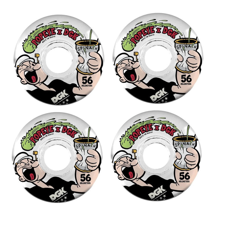 DGK X Popeye Skateboard Wheels | 56mm 99A