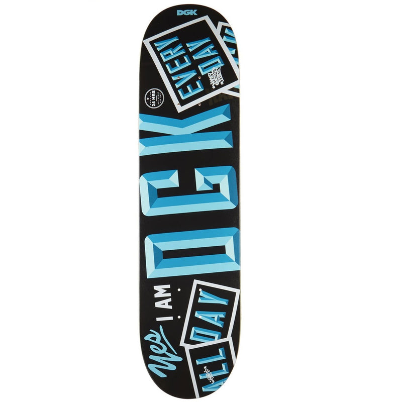 DGK 8.06 Inch Everyday 24HRS Skateboard Deck