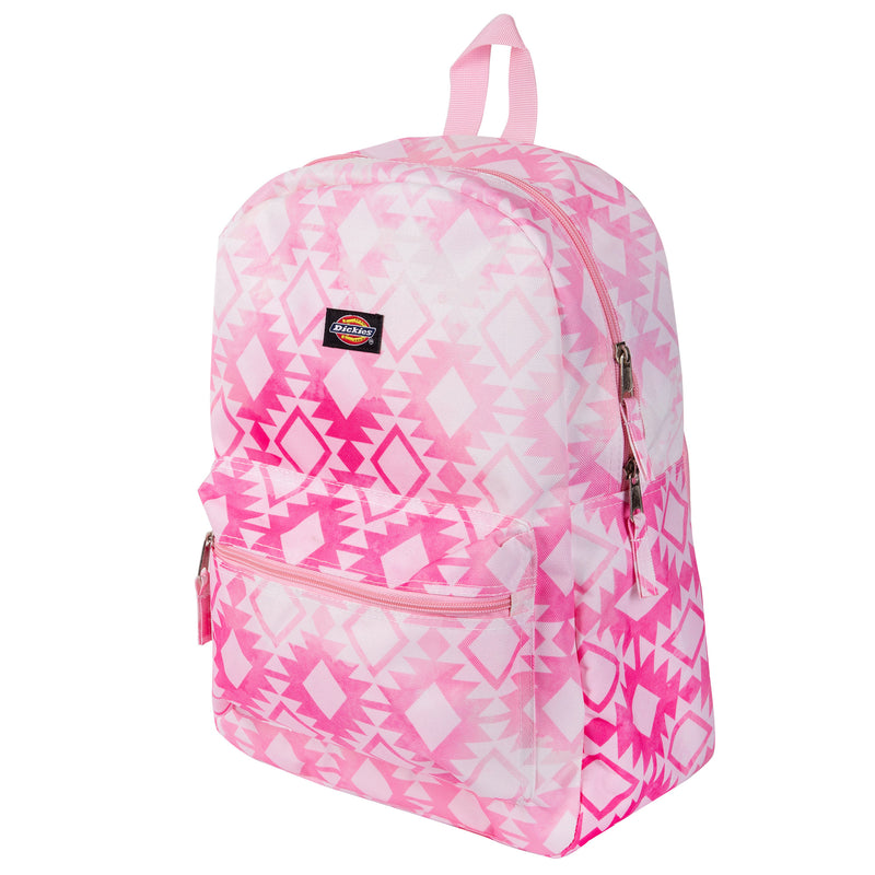 Dickies Recess Pink and White Aztec Pattern Backpack