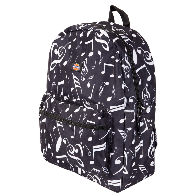 Dickies Recess Black and White Music Note Backpack