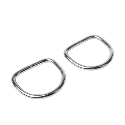 IST DR-4 6mm Thick 304 Stainless Steel Flat D-Ring