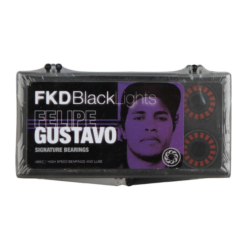 FKD Blacklight Felipe Gustavo ABEC-7 Skateboard Bearings