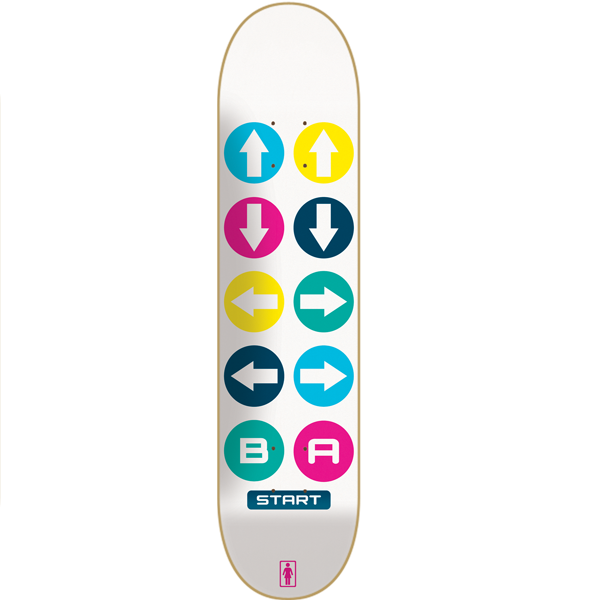 Girl 8.5 Inch Anderson 30 Lives Skateboard Deck