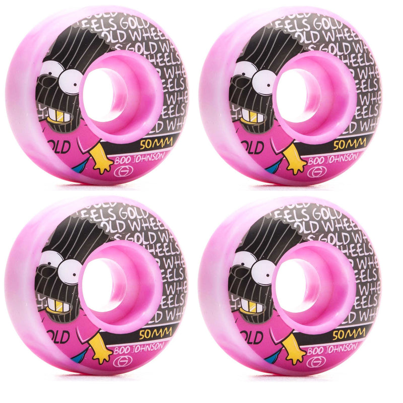 Gold Boo Johnson Brat Skateboard Wheels | 50mm 101A