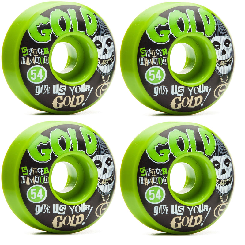 Gold Spencer Hamilton Skateboard Wheels | 54mm 101A