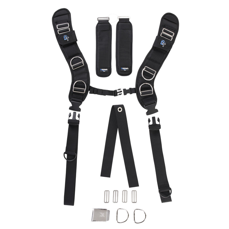 IST Dolphin Tech Deluxe Dive Harness with Padded Straps