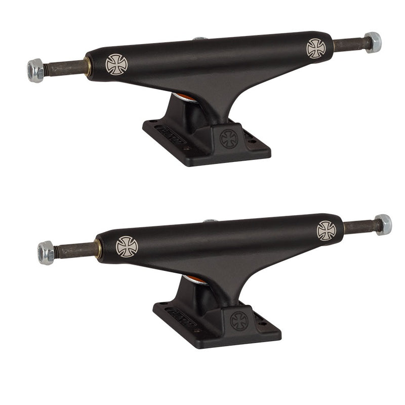 Independent 139 Stage 11 Dual Cross Flat Black Skateboard Trucks