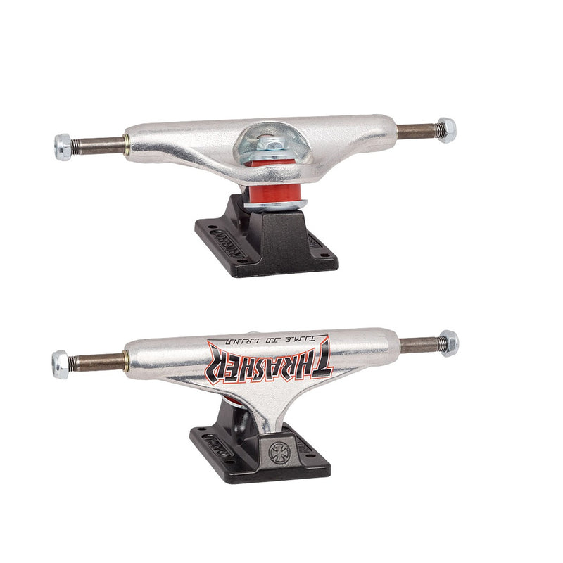 Independent 144 Stage 11 Thrasher Silver Black Standard Skateboard Trucks (2 pcs)