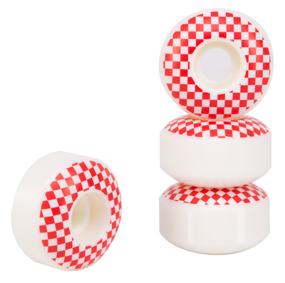 Cal 7 red checker skateboard wheels