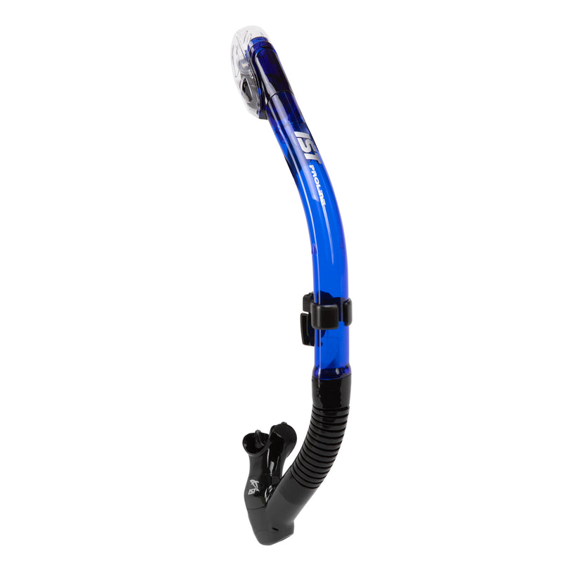 Black Silicone/Blue Snorkel