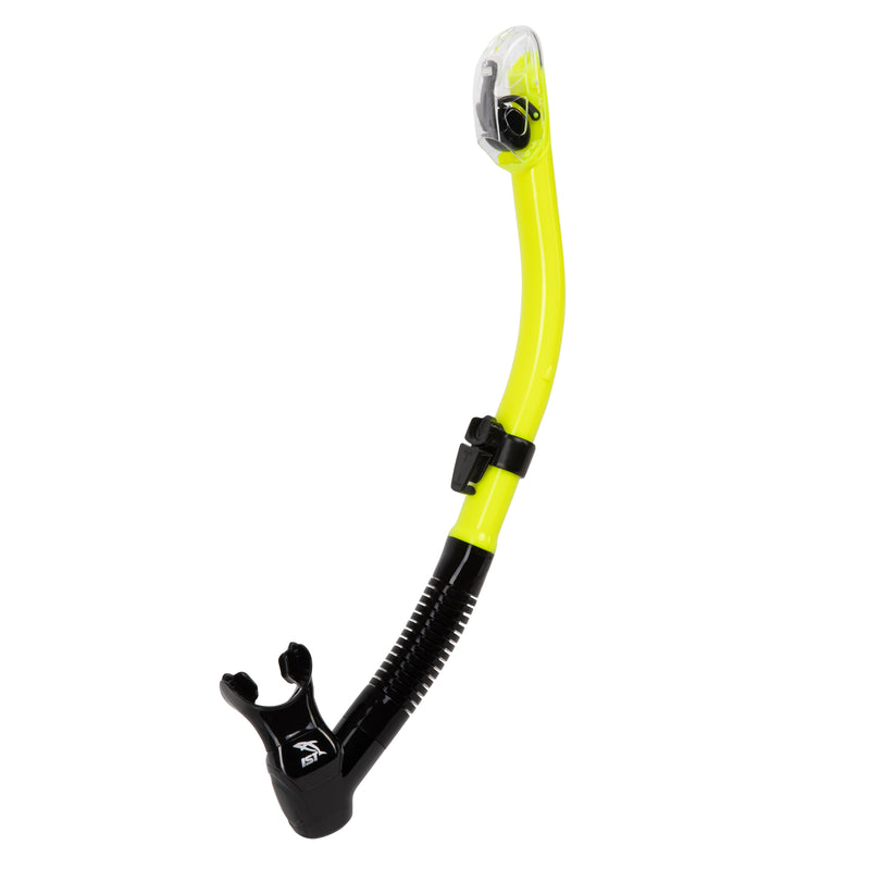 Black Silicone/Yellow Snorkel