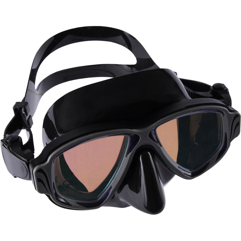 IST M200-BSM Synthesis 2-Window, Tinted Lens Aluminum Dive Mask