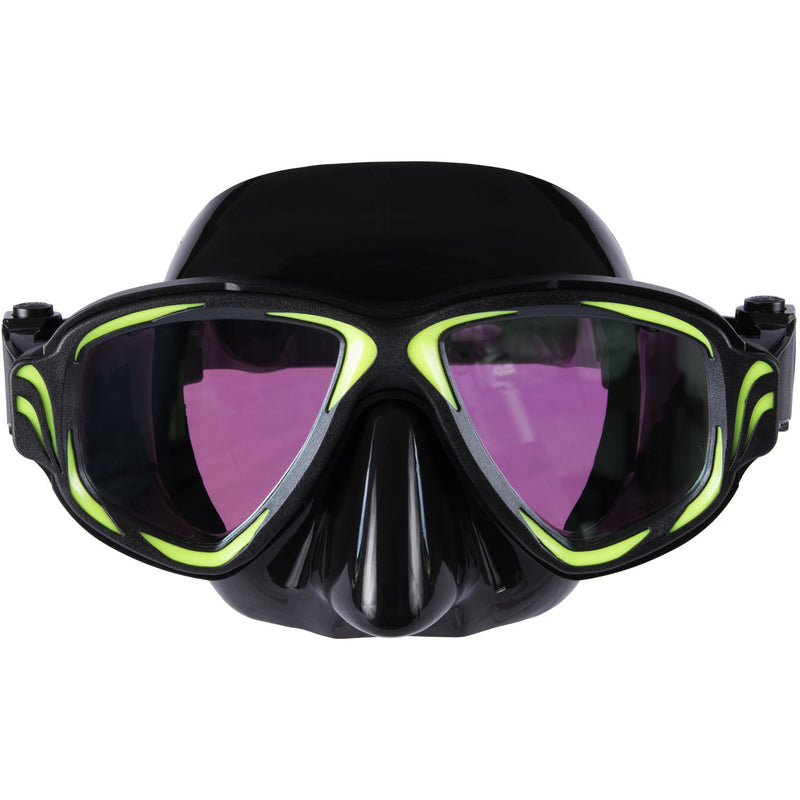 IST M200-BSM Synthesis 2-Window, Tinted Lens Aluminum Dive Mask