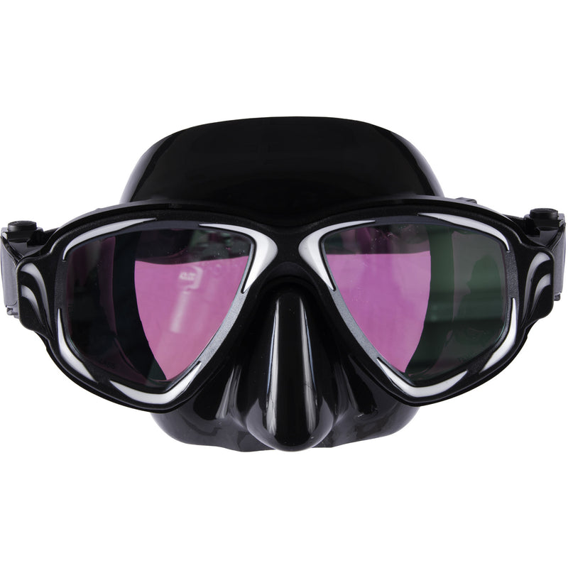 IST M200-BSM Synthesis 2-Window, Tinted Lens Aluminum Dive Mask