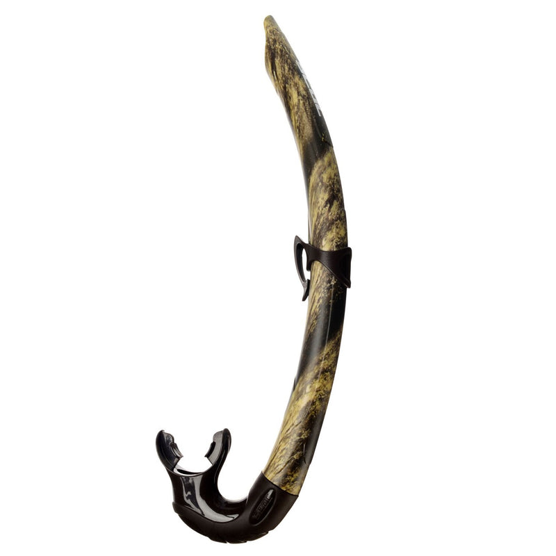 SEAC JET CAMO Snorkel with Anatomical Curved Tube & Comfort Mouthpiece