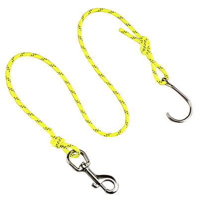 IST JL-4 Drift Hook, Reef Hook with 5’ Braided Nylon Rope and Clip