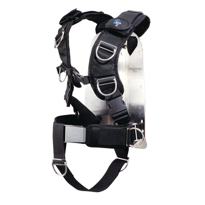 IST Dolphin Tech Deluxe Dive Harness with Stainless Steel Backplate