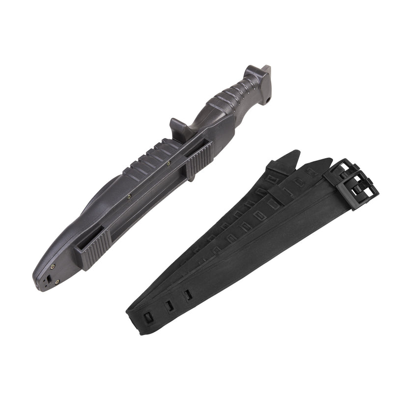 IST K02 Stainless Steel Dual Edge Dive Knife with Quick Release Case