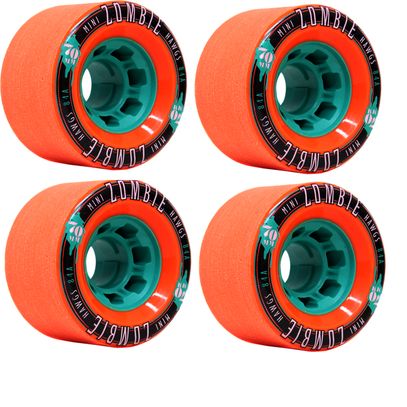 Landyachtz Mini Zombie Hawgs Longboard Wheels | 70mm 84A