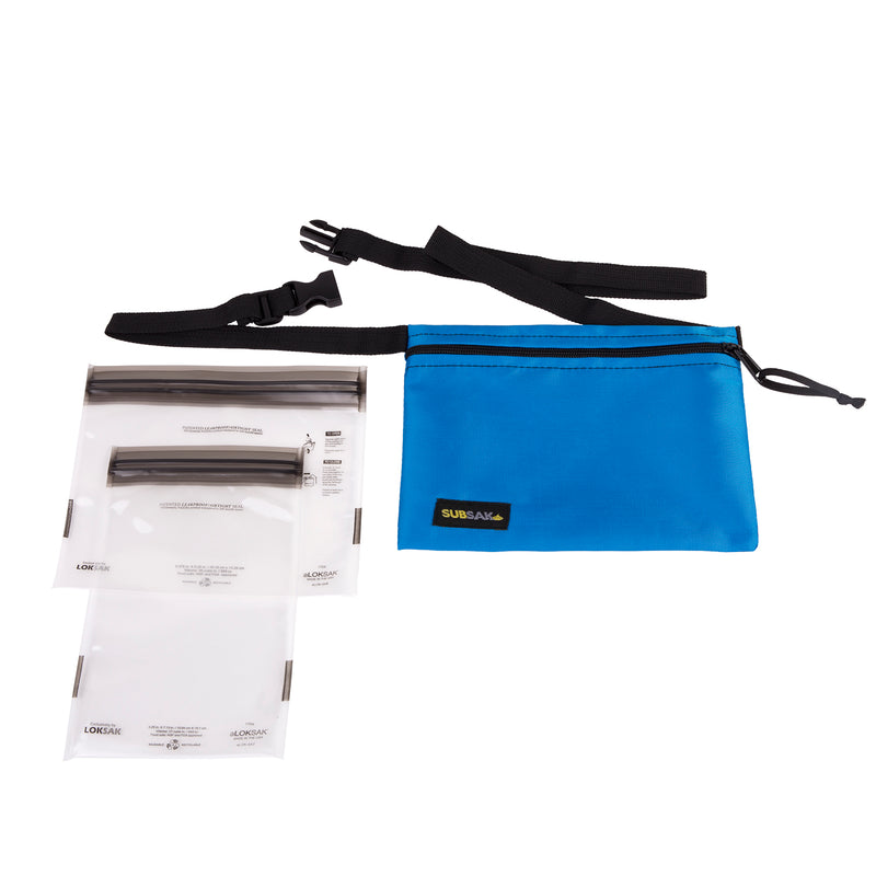 Loksak Subsak Adjustable Belt Waist Pack with 2 Waterproof Bags Inside