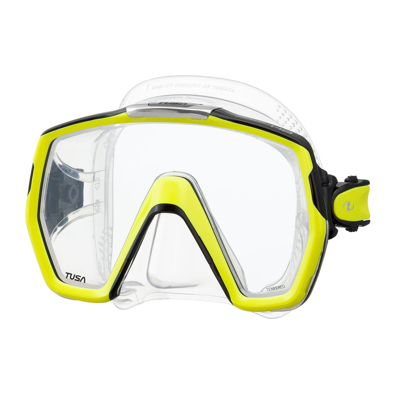 TUSA Freedom HD Panoramic Scuba, Snorkel Mask, Swivel Buckles