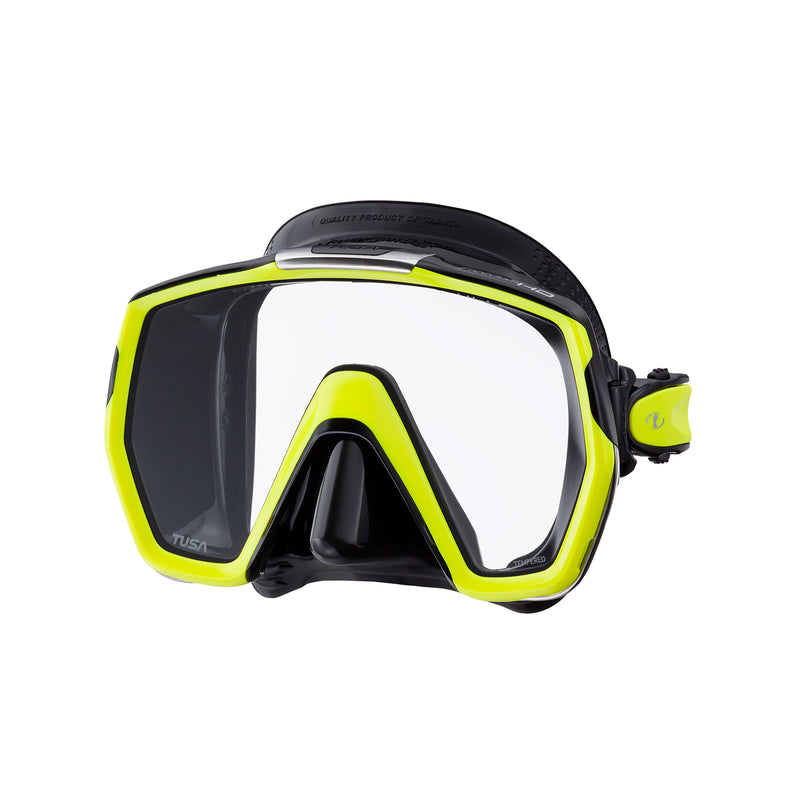 TUSA Freedom HD Panoramic Scuba, Snorkel Mask, Swivel Buckles