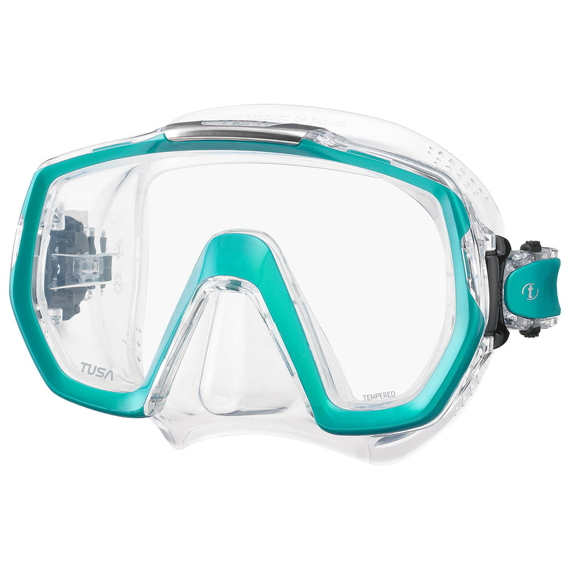 TUSA Freedom Elite Scuba, Snorkel Mask, Quick Release Swivel Buckles